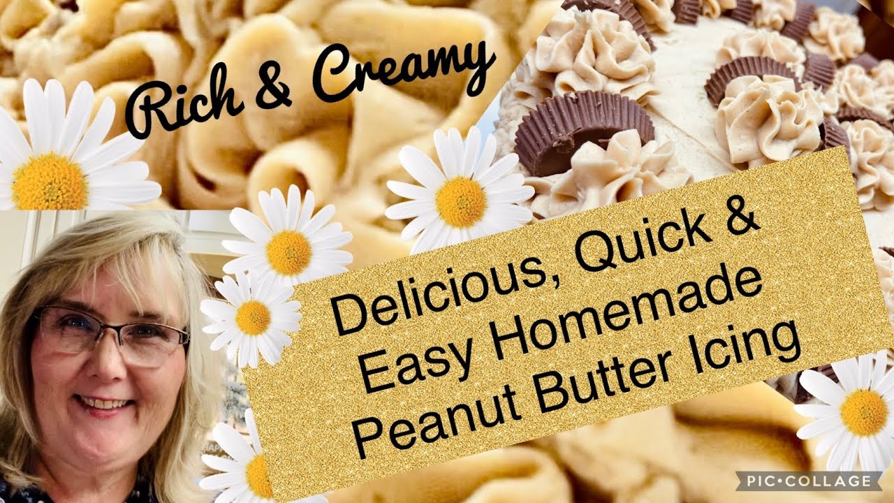 Peanut Butter Buttercream Icing Homemade, Easy, Quick and Delicious