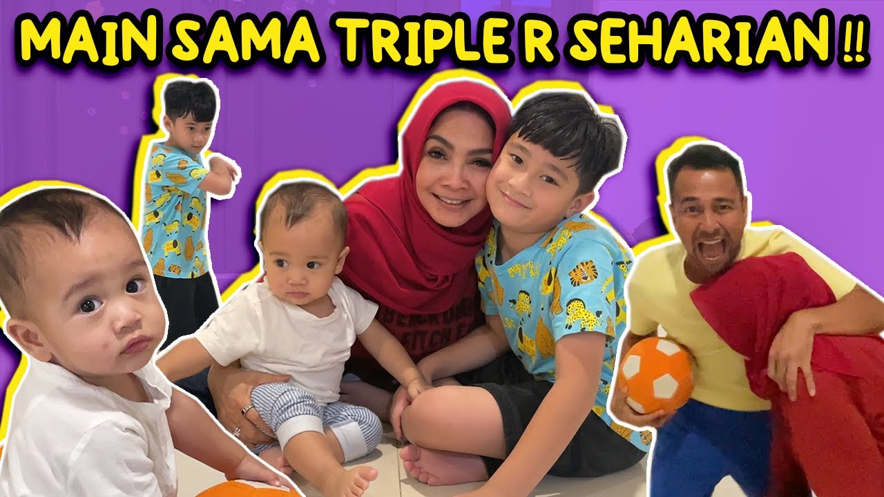 QUALITY TIME !! SEHARIAN MAMA RIETA MAIN SAMA RAFFI, RAFATHAR DAN RAYYANZA.. @Rans Entertainment