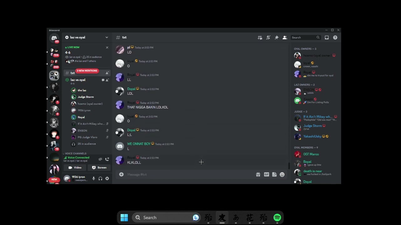 Yesper vs Xfensive (Discord Packing)