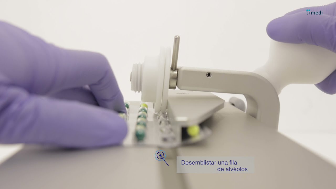Desemblistadora de medicamentos pequeña