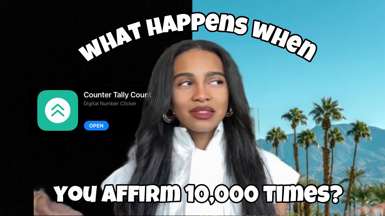 i affirmed 10,000 times and THIS happened instantly