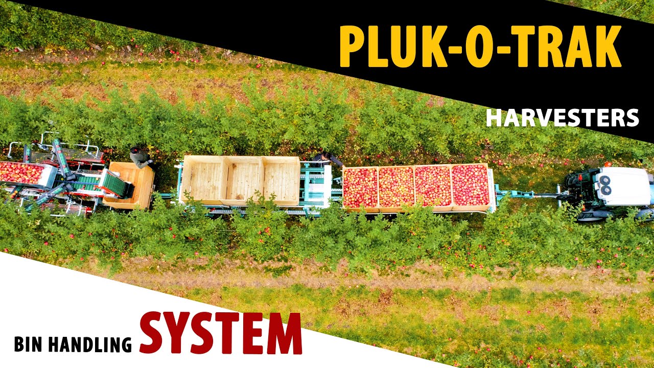 KROLIK bin handling system for Pluk-O-Trak harvesters | Z-4 trailer & WP-4DL/M auxiliary cart