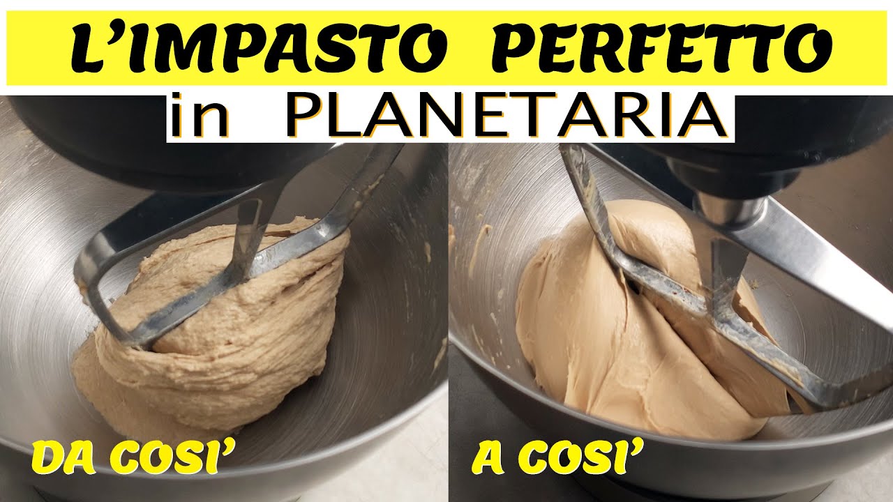 ALTA IDRATAZIONE (FACILE) con PLANETARIA - IMPASTO 85%