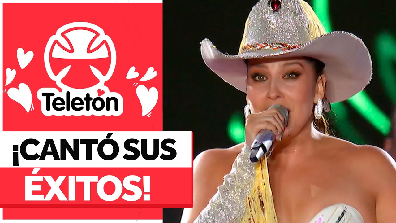 CANTÓ UN ÉXITO ICÓNICO: María José Quintanilla cantó en el cierre de Teletón 2025