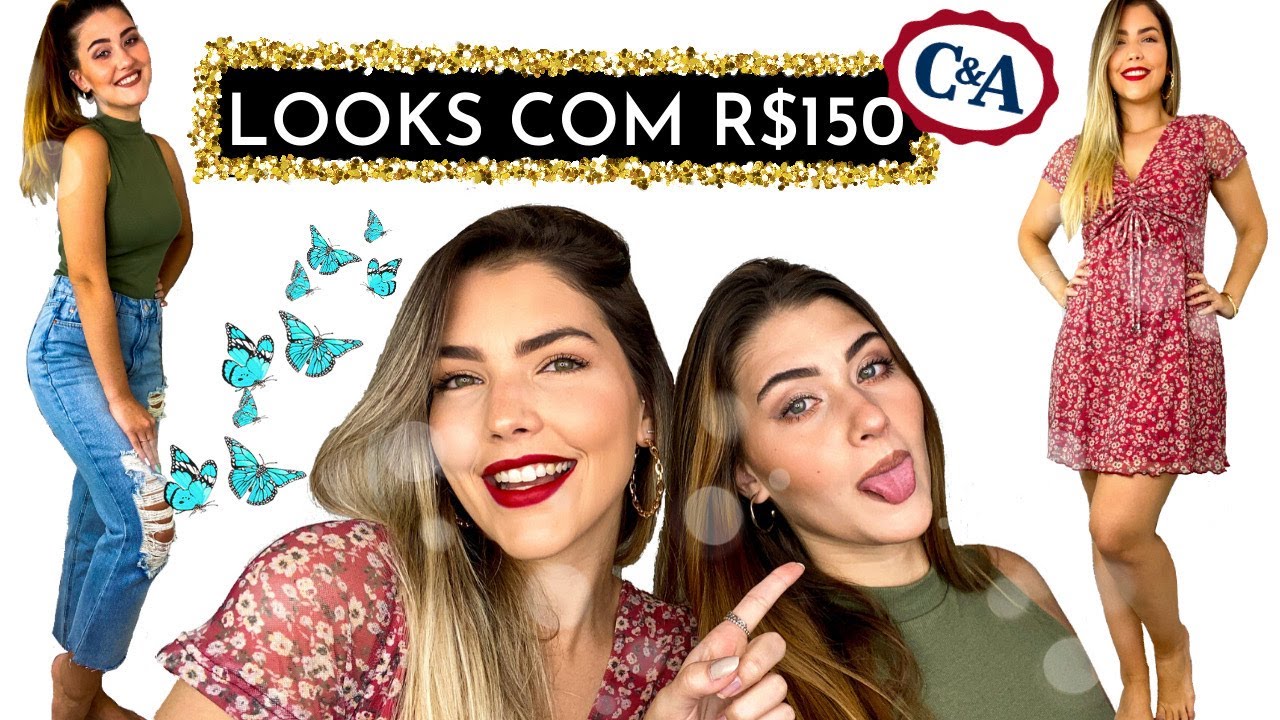 Montando LOOK ESTILOSO e SIMPLES para minha IRM&Atilde; | C&A com 150 REAIS