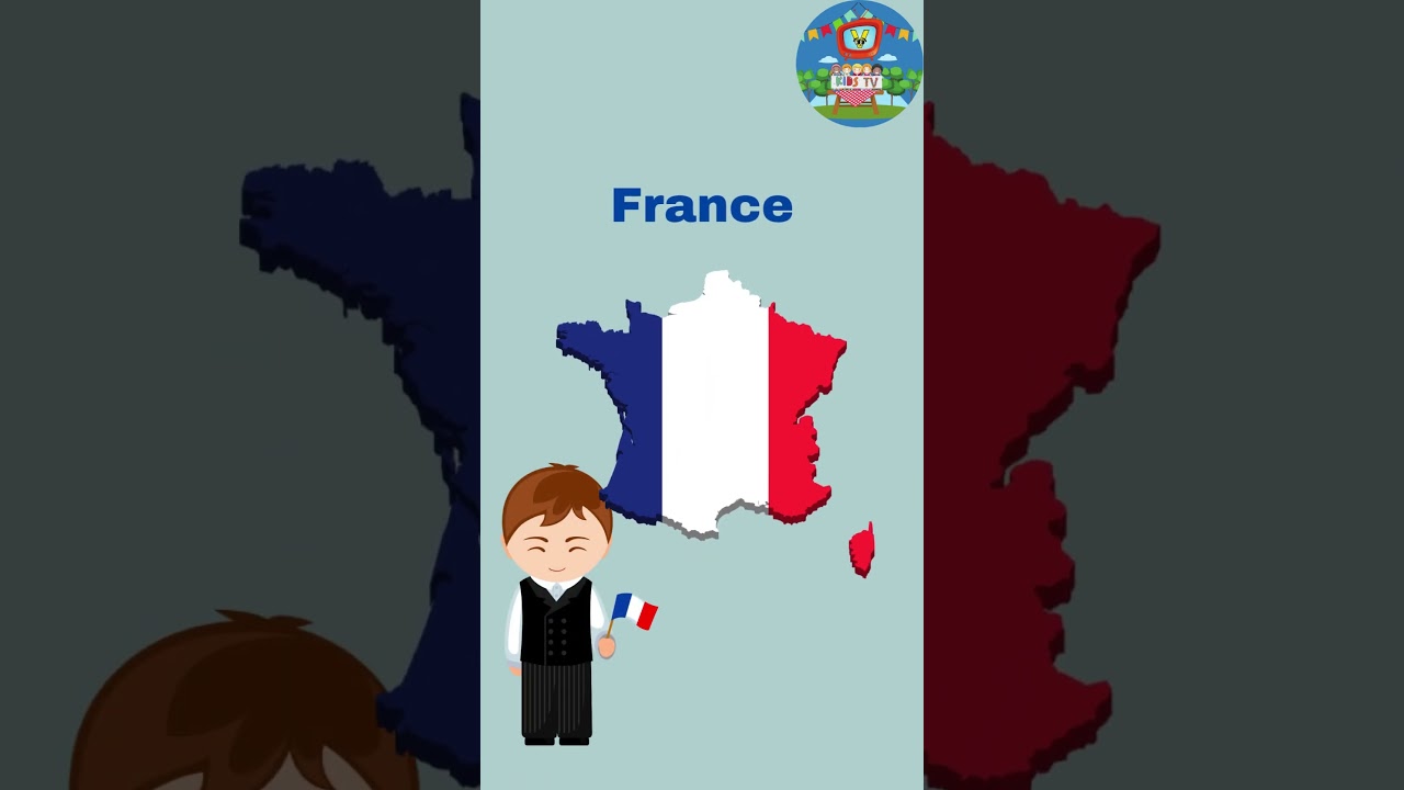 Countries and their flags | Country names and flags | Educational videos for kids 