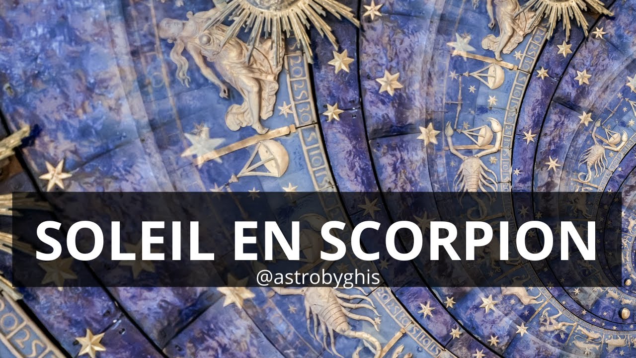 SOLEIL en SCORPION et son symbolisme