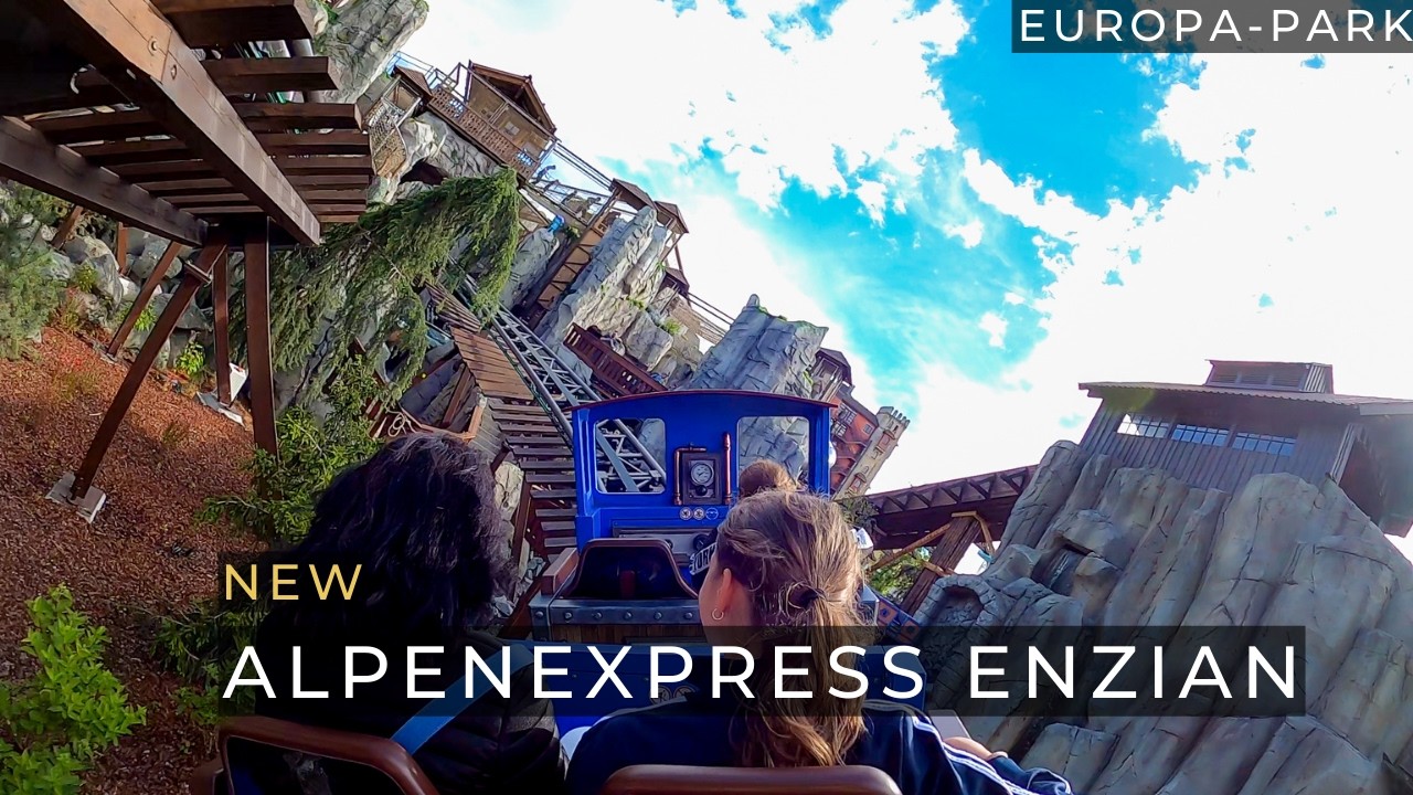 Der NEUE Alpenexpress Enzian 2024 | Europa-Park | OnRide POV