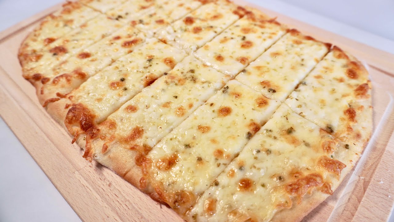 Cheese Garlic Bread with Easy Homemade Mayonnaise, Basic Ingredients, Easy Recipe [ASMR] [4K]