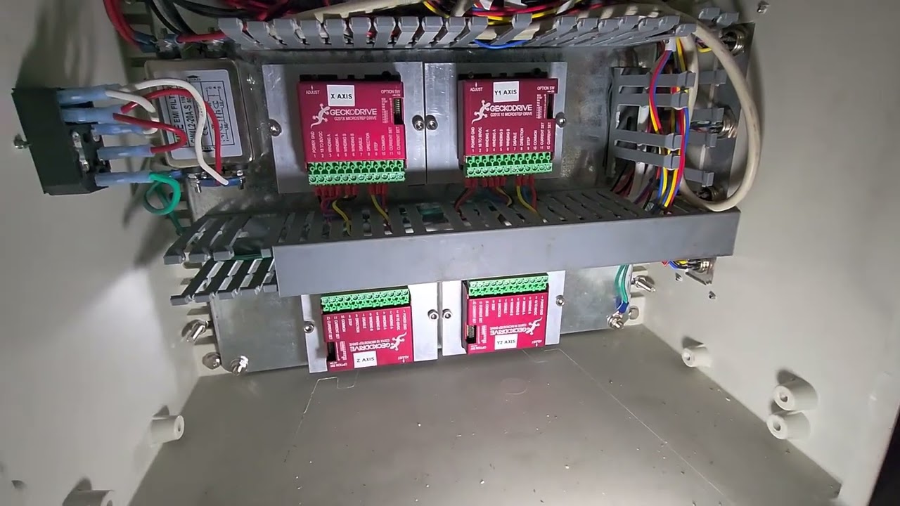 plasma table build wiring motors