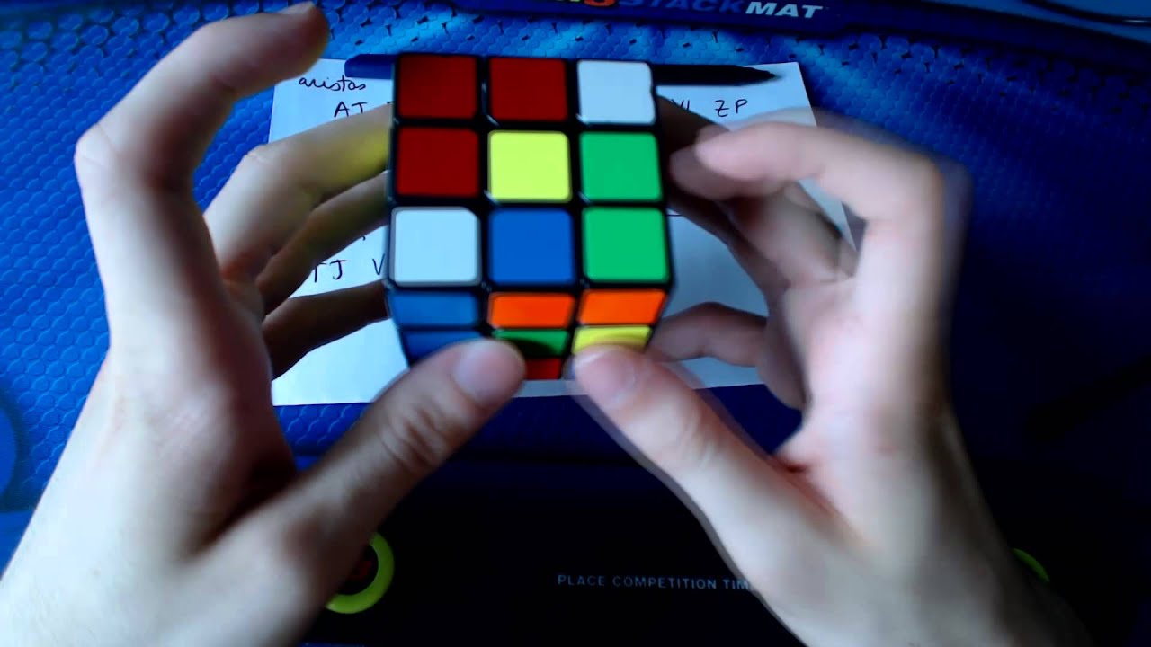 Memorización - Resolver a ciegas el cubo de rubik / Blindfold