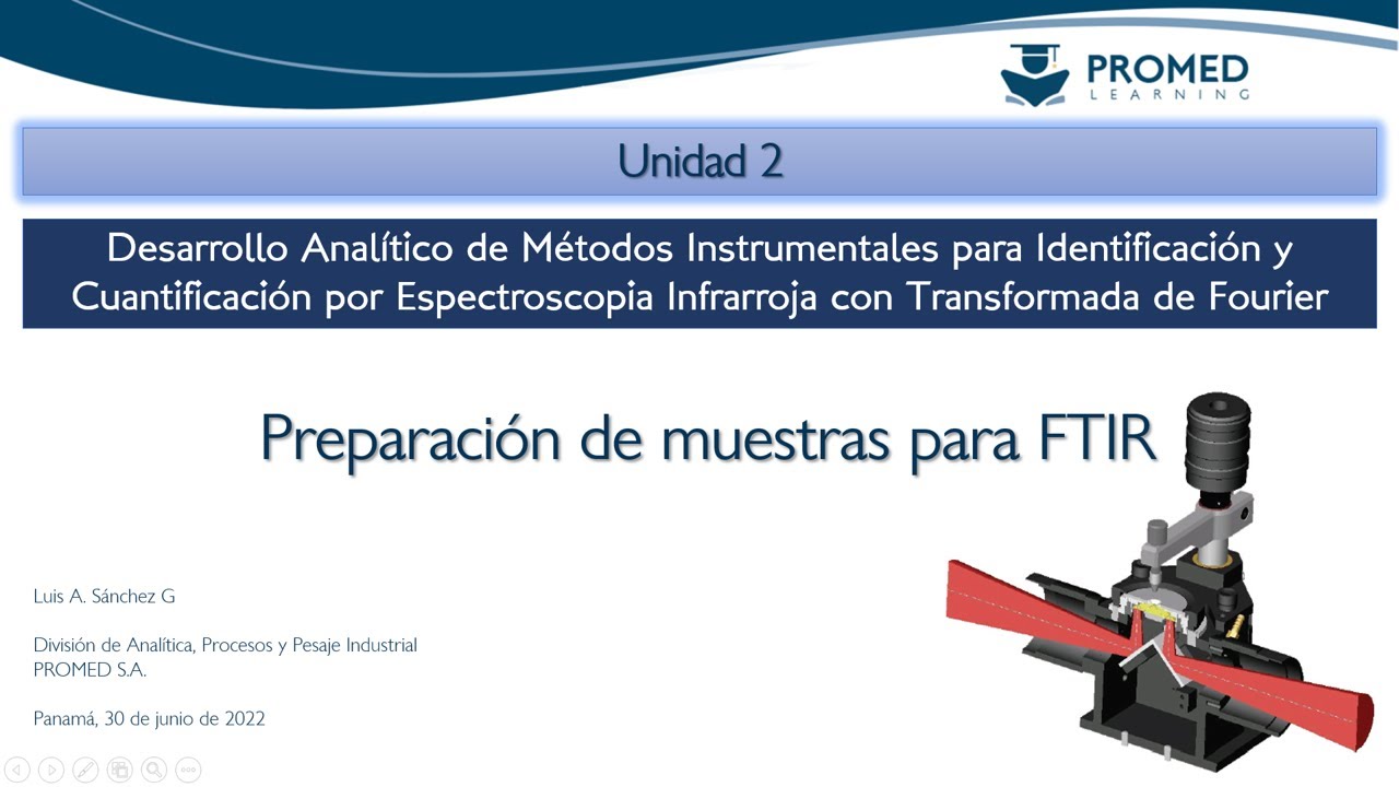 Unidad 2: Preparación de muestras para FTIR