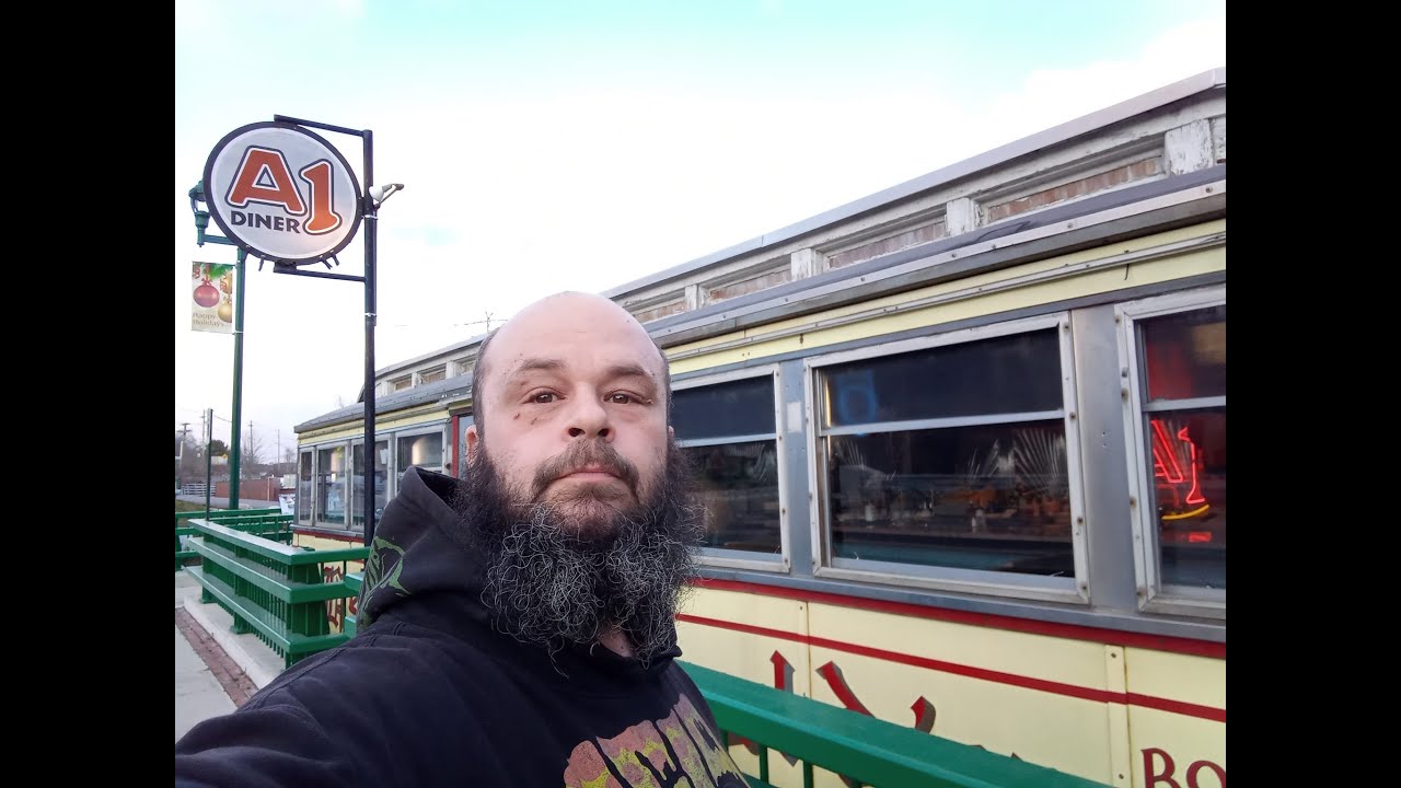 A -1 Diner :  Walk in and Meal order and eat ~ Gardiner , Maine .