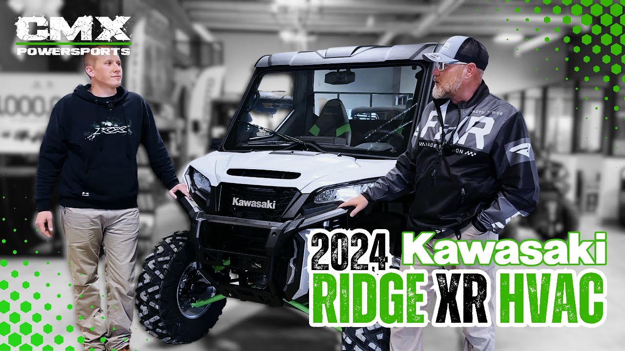 NEW 2024 Kawasaki Ridge XR HVAC | First Impressions, Walkaround & Review | CMX Powersports