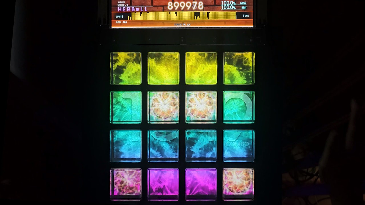 【jubeat beyond the Ave.】Thanat&oslash;s [ADV/10.4] EXC Player : HERB*LL