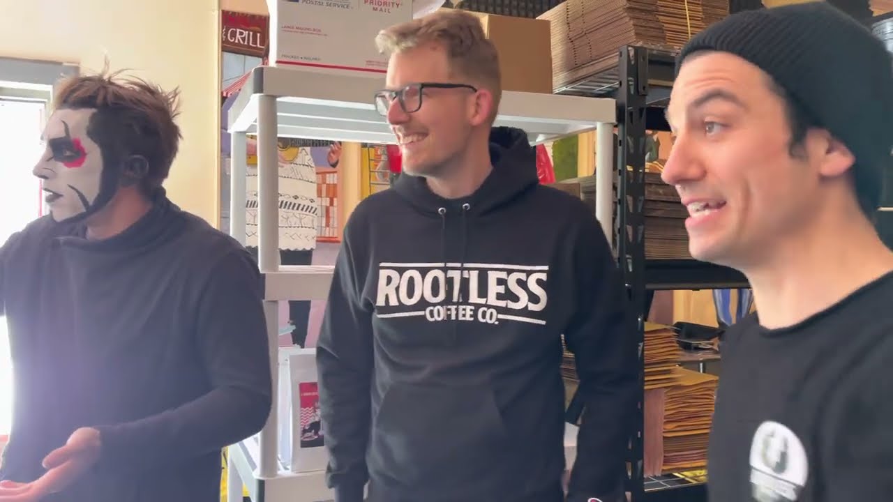 Danhausen gets his own coffee and learns how to make it!