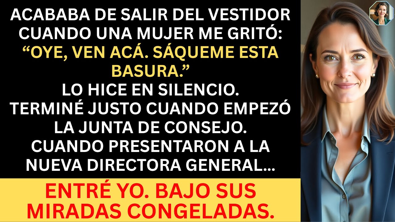 Me obligaron a trabajar como conserje el primer día… sin saber que yo era su nueva directora general