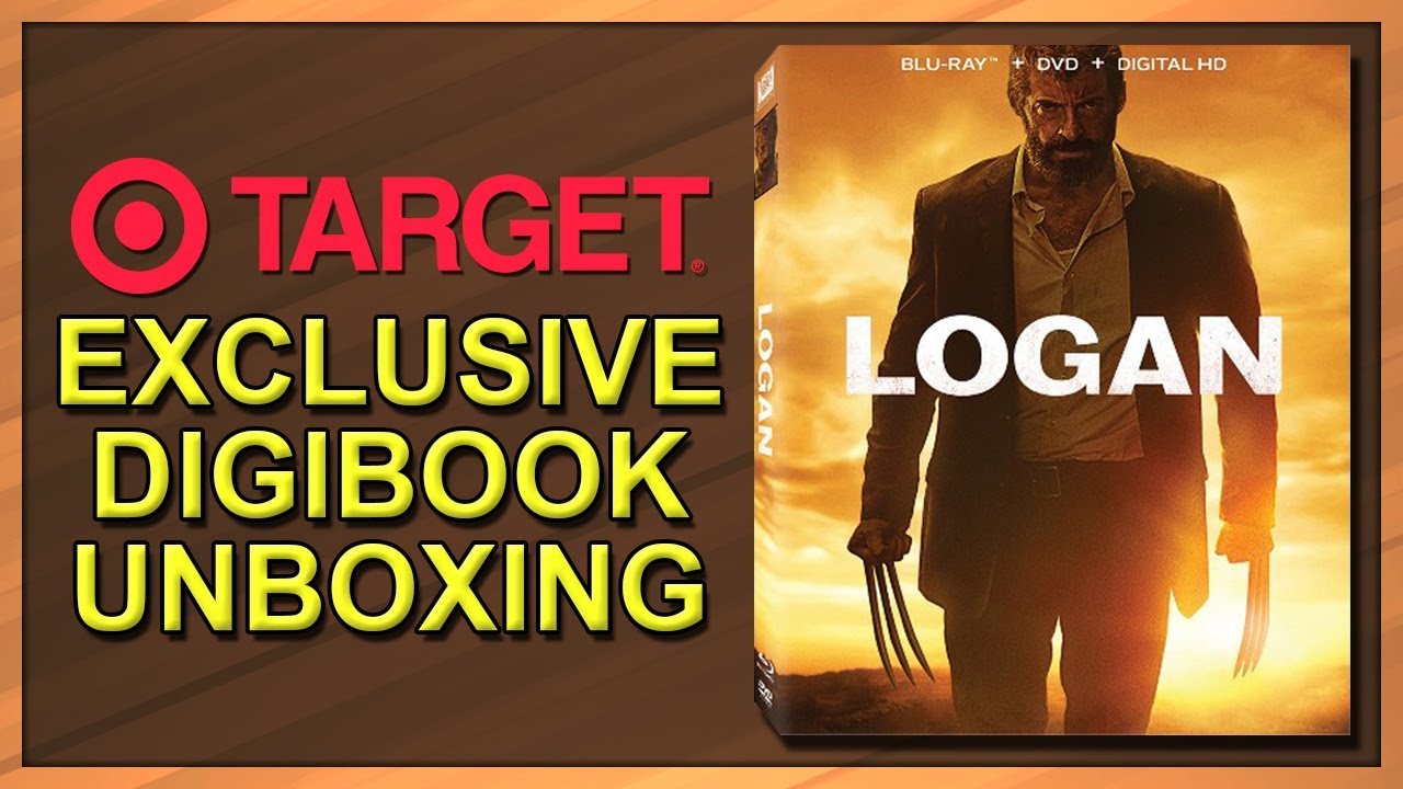 Logan Target Exclusive Blu-ray Digibook Unboxing