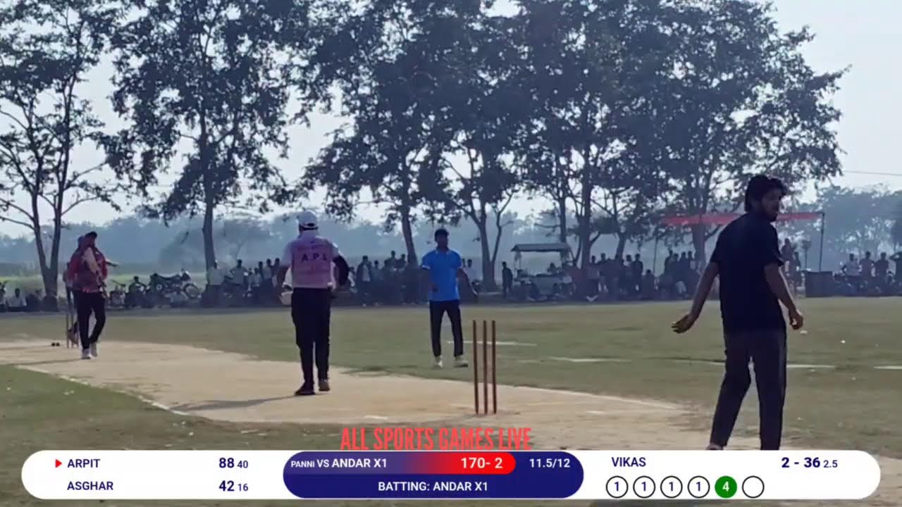 Arakhpur premier leauge. Final matchPanni X1 siwan Vs Andar X1.