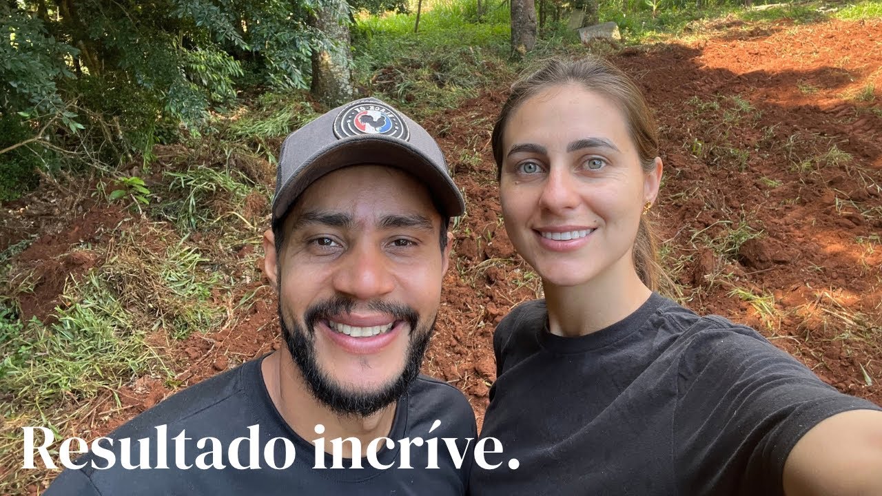 Transformação Incrível! Nosso Terreno está com outro Visual! Amamos o Resultado 