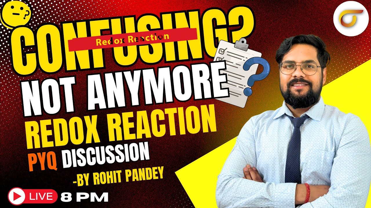 Redox Reactions PYQs Discussion | NEET Chemistry Previous Year Questions | Sigma Institute