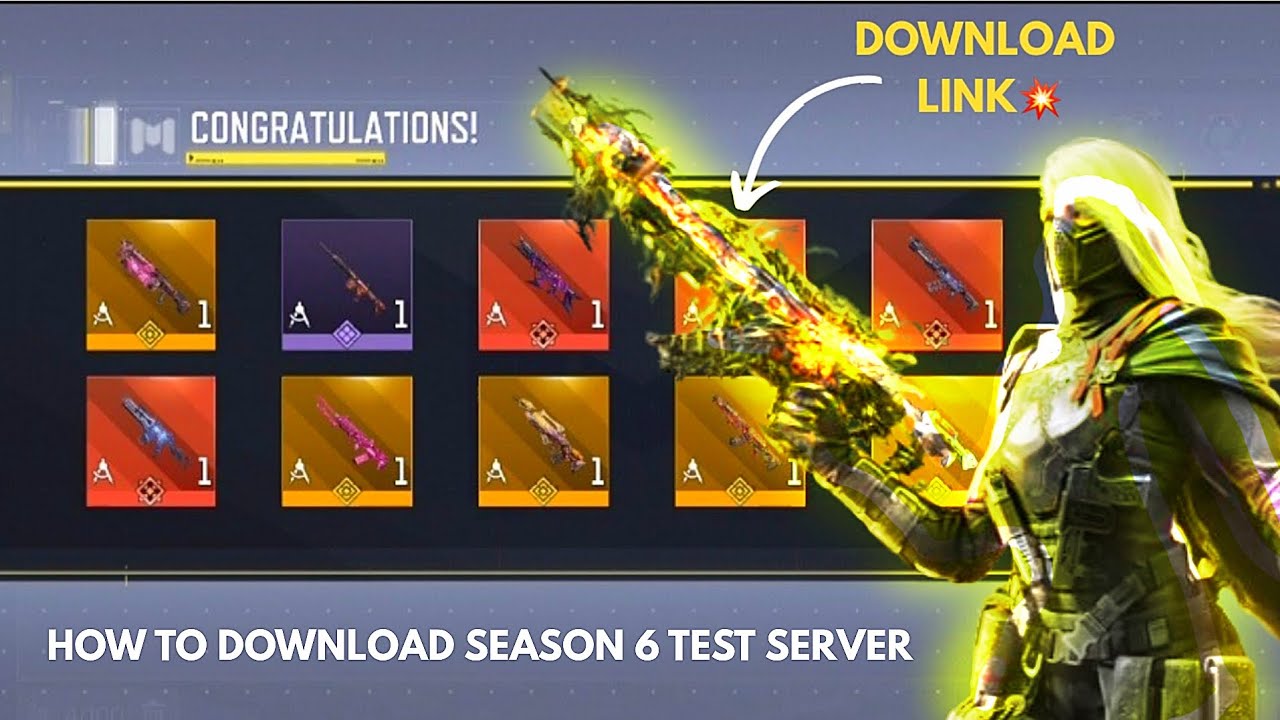 Codm season 6 test server update 2025 |codm test server 2025 | cod mobile test server download link