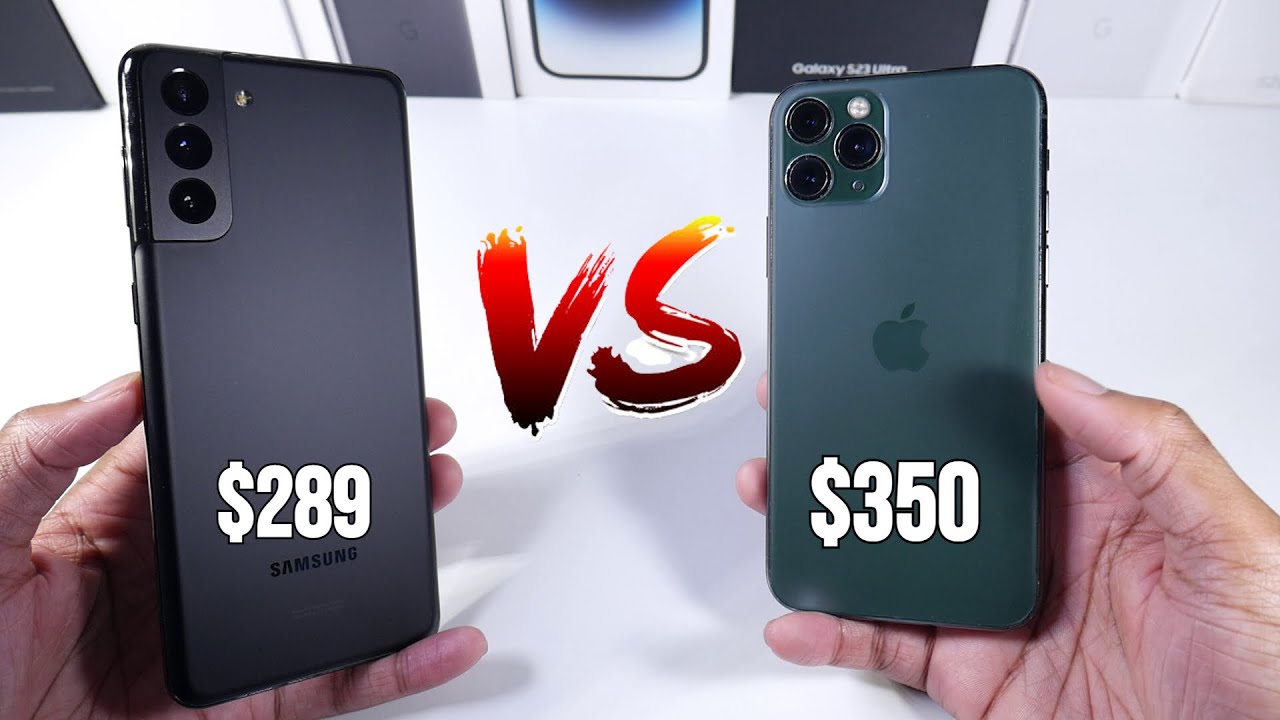 Samsung Galaxy S21 Plus VS iPhone 11 Pro In 2023! (Cameras, Speed Test, Display & Speakers)