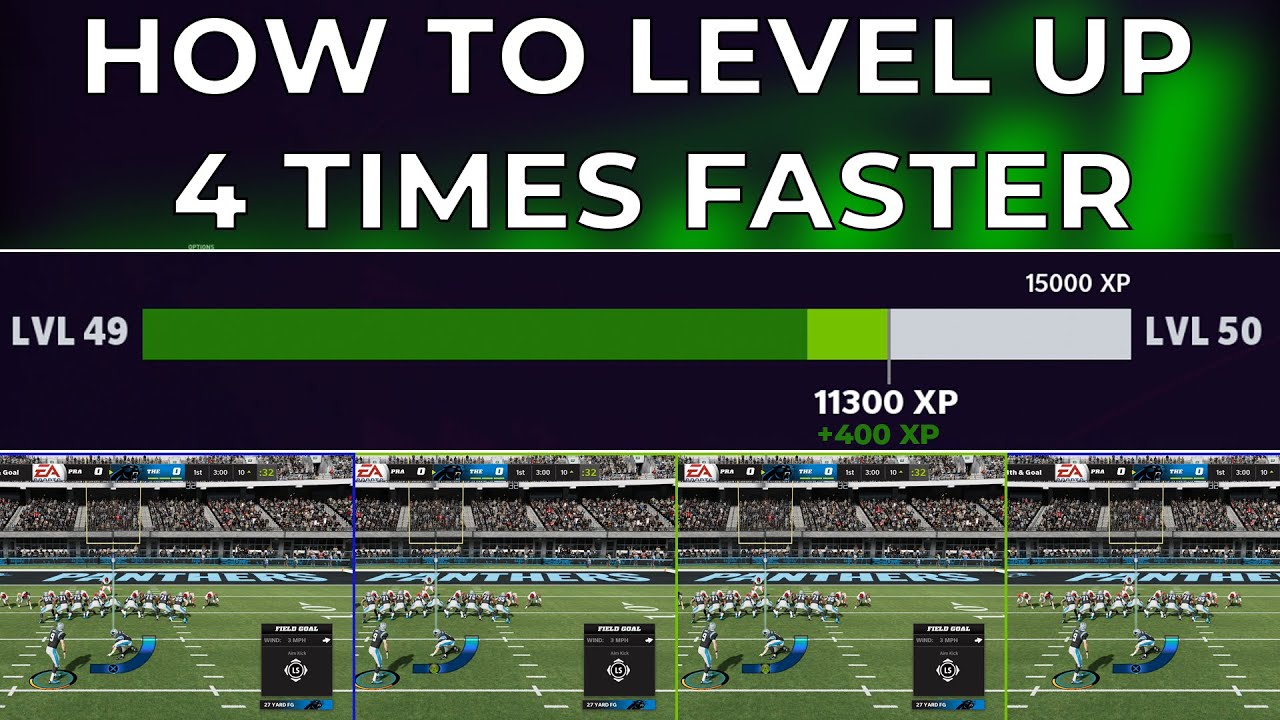 How To Level up 4 Times Faster In Madden 22 Ultimate Team | How To Get To MUT Level 50 The Fastest