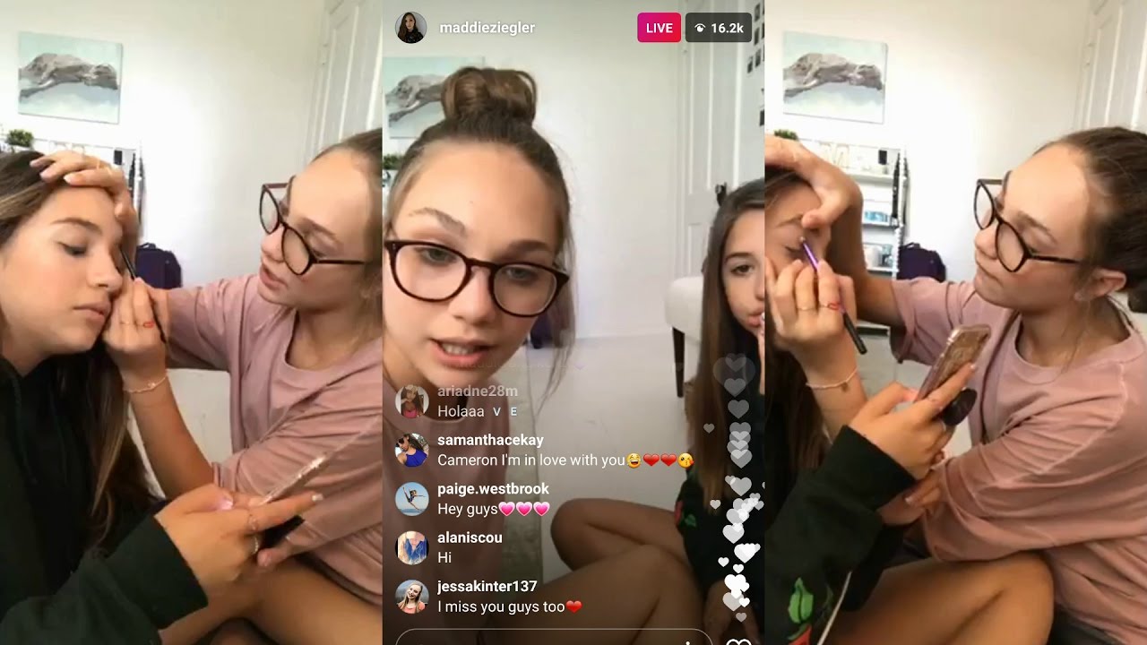 Maddie Ziegler & Mackenzie Ziegler | Instagram Live Stream | 25 April 2017