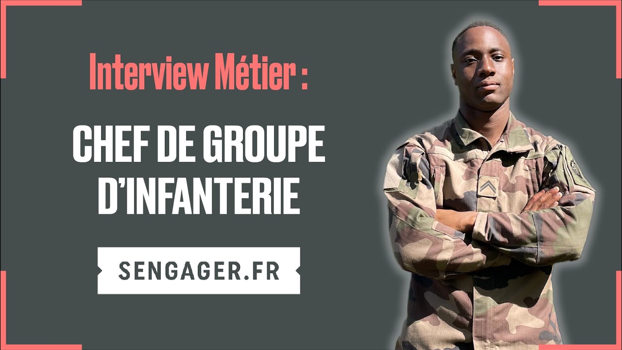 Sergent Jordan, chef de groupe infanterie