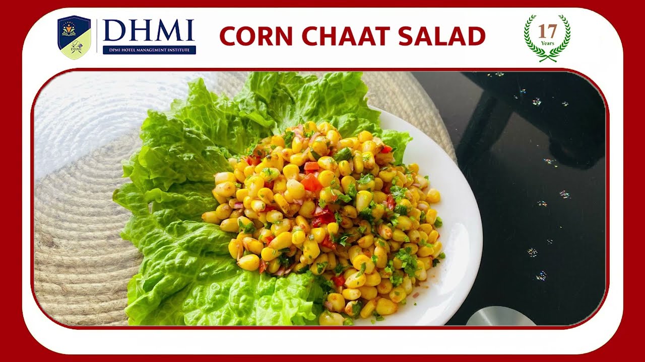 Sweet Corn Chaat Salad: How to Make Sweet Corn Chaat? Corn Chaat Salad Recipe..DHMI