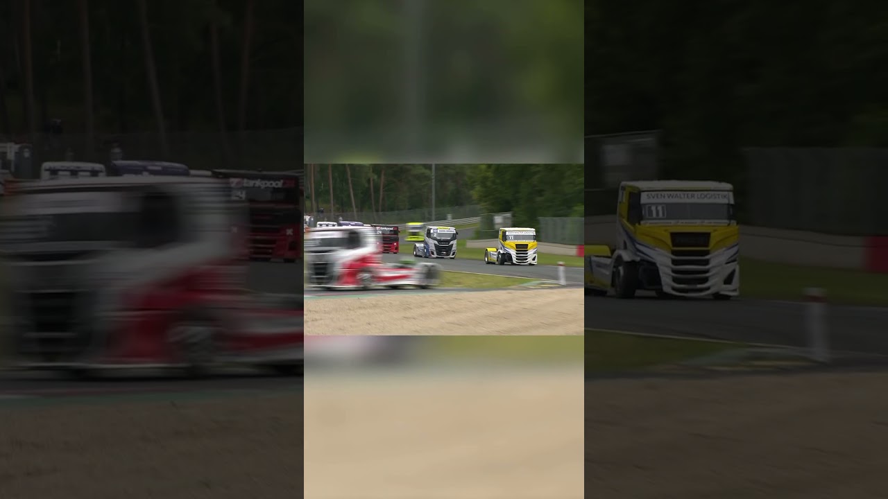 Zolder truck racing action at its best 💥🚛 #goodyearfiaetrc