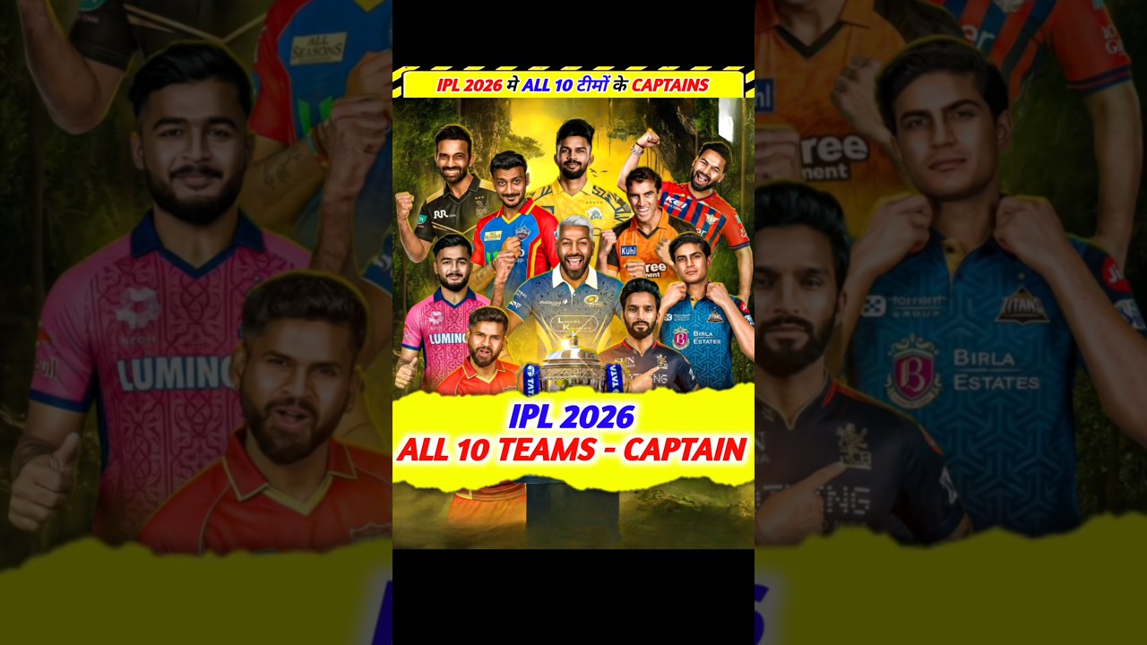 IPL 2026🔥All Team's Captain