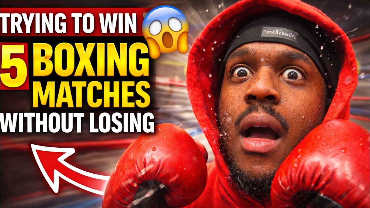  Can I Survive 5 Boxing Matches Without Losing ONCE?!