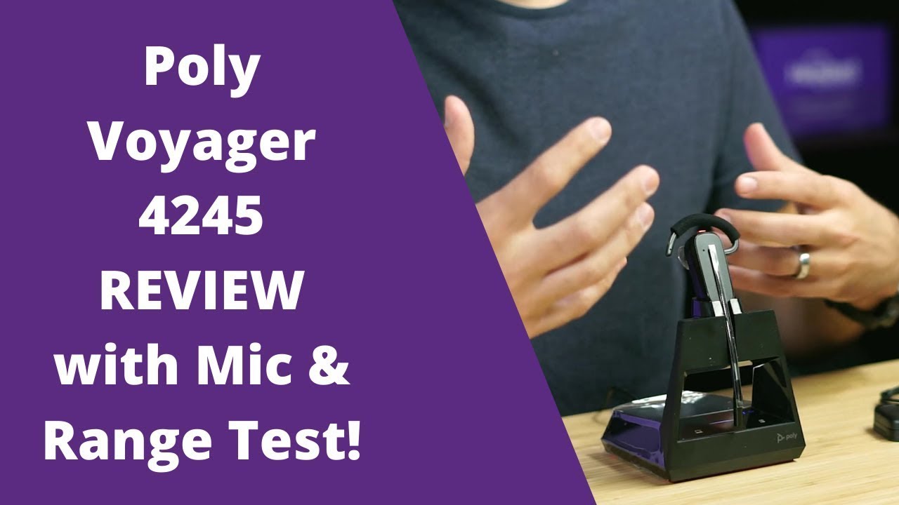 Poly Voyager 4245 -In-Depth Review with Mic & Wireless Range Test!