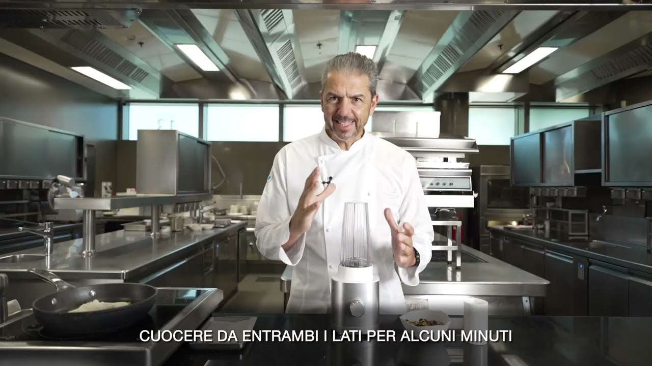 Cavolfiore Arrosto - Andrea Berton nel suo ristorante con Zwilling