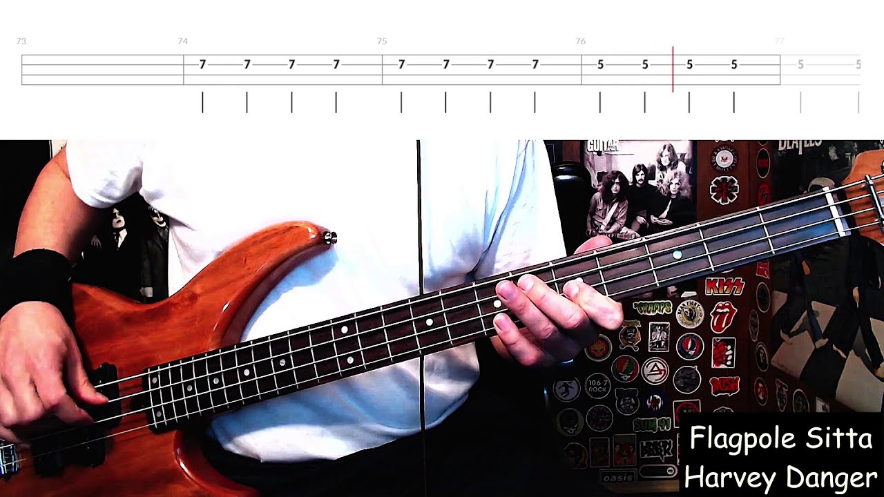 Flagpole Sitta by Harvey Danger - Bass Cover with Tabs Play-Along