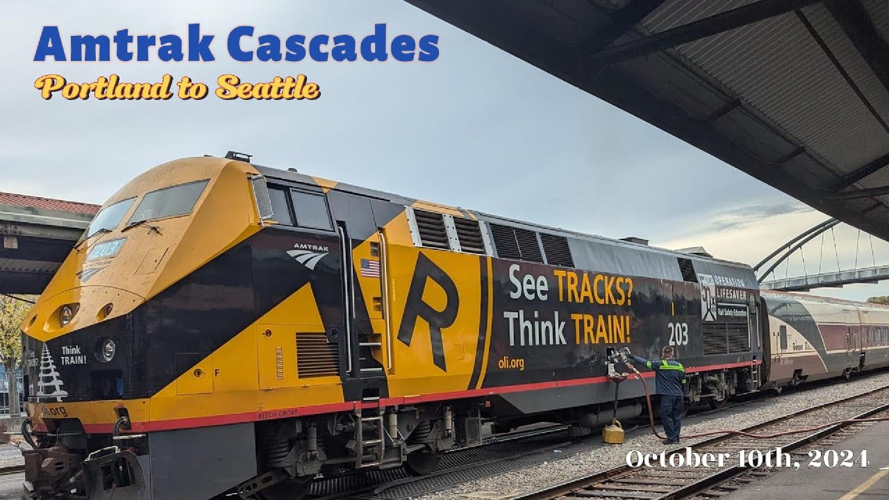 Amtrak Cascades: Portland to Seattle