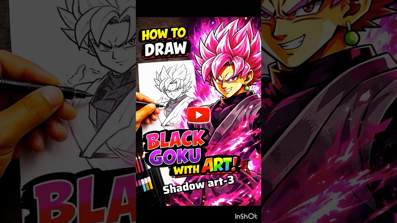 👉 How to Draw Goku Black | Easy Drawing Tutorial ✨