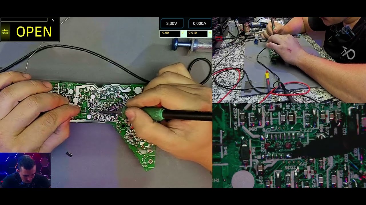 Reparo fonte de PS5 ADP-400DR