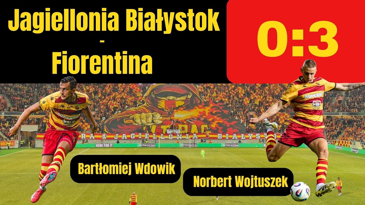 WDOWIK I WOJTUSZEK TUŻ PO MECZU JAGIELLONIA - FIORENTINA |UECL| |JAGA|