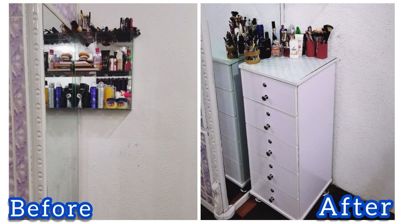My new Vanity drawers organization//Small but complete organized//Amna Ali