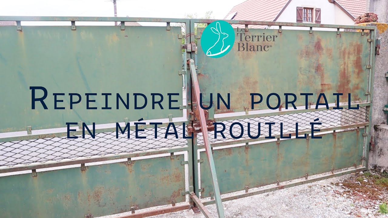 Repeindre du métal rouillé - Rénovation portail - Peinture Antirouille 1919 BY MAULER
