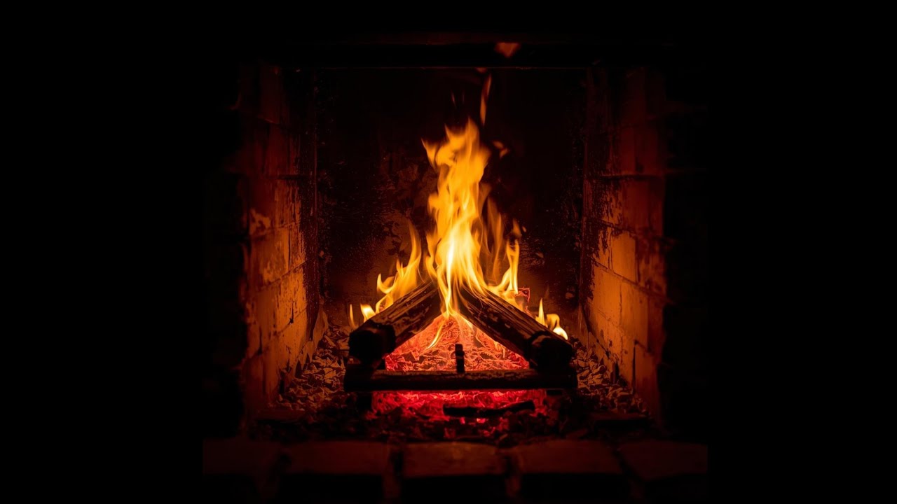 Fireplace Ambience 🔥 Cozy Crackling Fire for Relaxation & Sleep