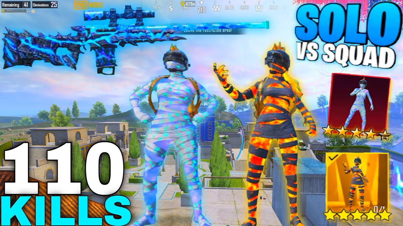 110 KILLS!😱 IN 25 MINUTES FASTEST GAMEPLAY with MUMMY SET🔥SAMSUNG,A7,A8,J4,J5,J6,J7,J2,J3,XS,A3,A4