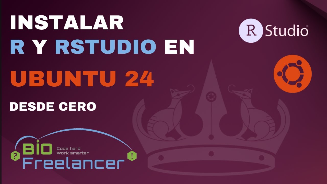 Instalar R y RStudio en Ubuntu 24 - Agosto 2024