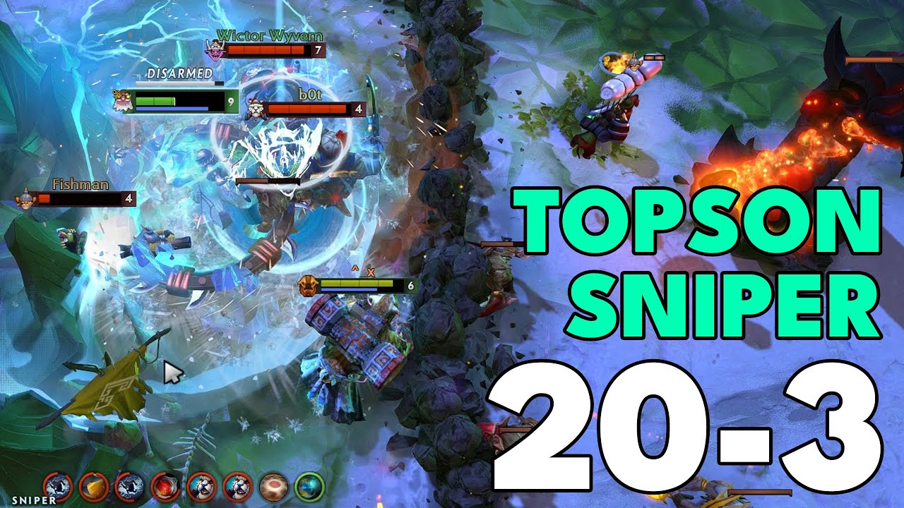 topson sniper pew pew pew | DOTA 2