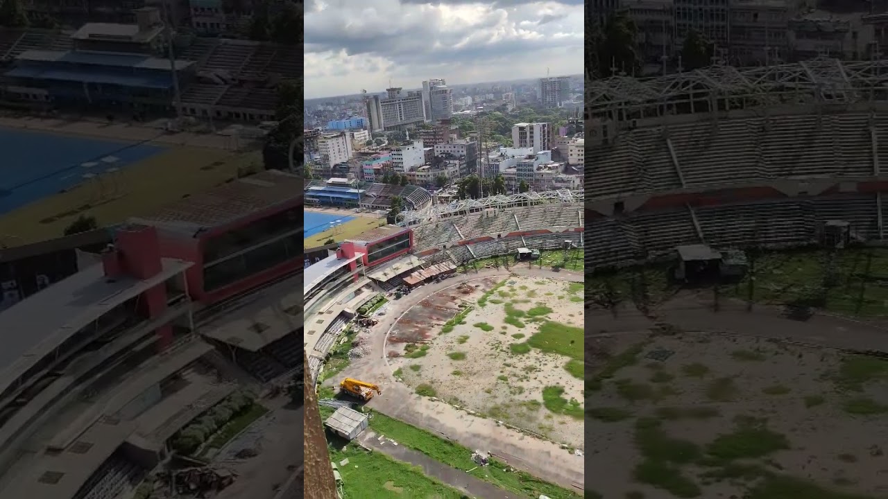 Under construction Bango bondhu stadium #shorts #nature #stadium #bangladesh #fifa #construction