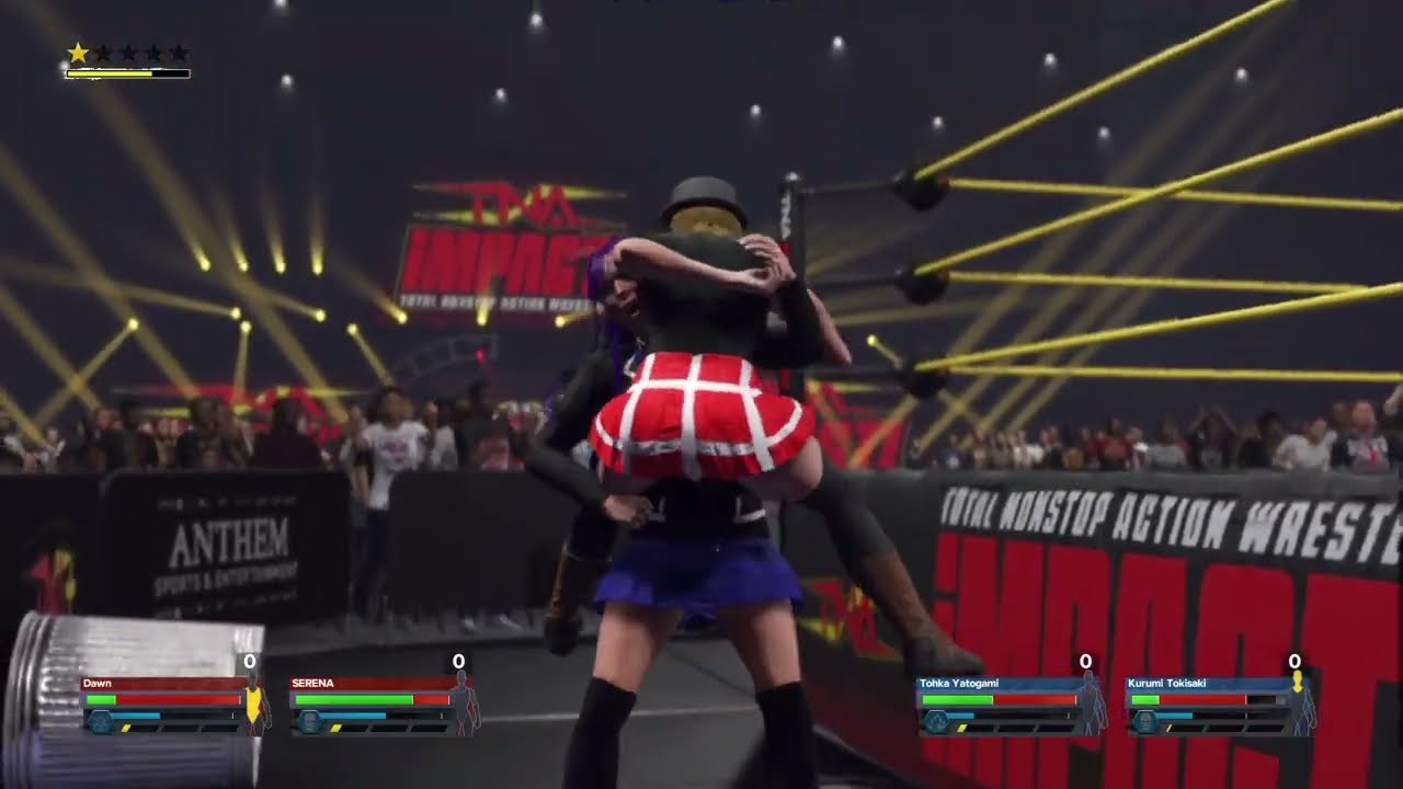 WWE 2K24: Serena and Dawn vs. Tohka and Kurumi in a 2 out of 3 Extreme Rules Match