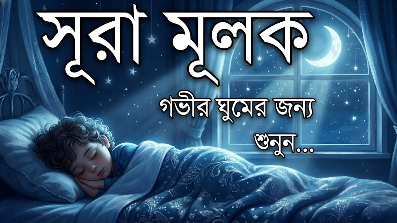শান্তির ঘুমের জন্য Surah Mulk | সুরেলা কুরআন তিলাওয়াত | Shamsul Haque Recitation